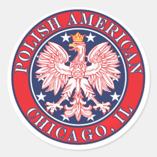 Adesivo Chicago Illinois Polonês