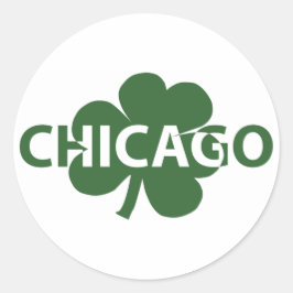 Adesivo Chicago Irish Shamrock Sticker