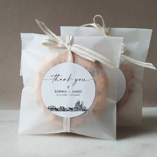 Adesivo Chicago Obrigado Favor 3" (folha 6)