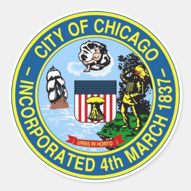 Adesivo Chicago Seal (Frente)