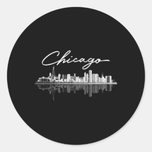 Adesivo Chicago Skyline Para