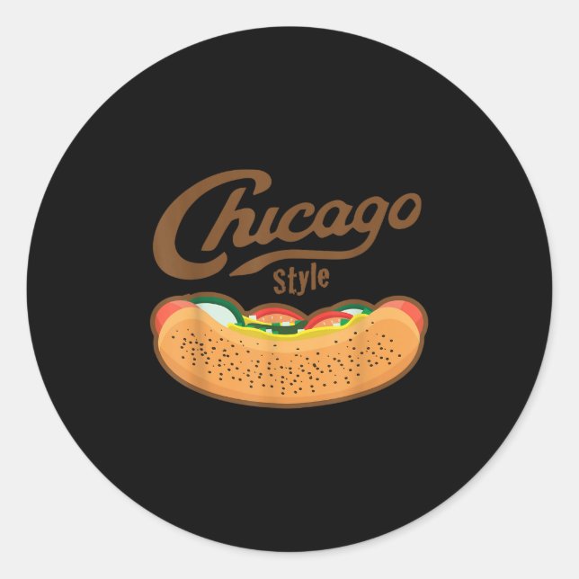 Adesivo Chicago Style Hot Dog Summer (Frente)