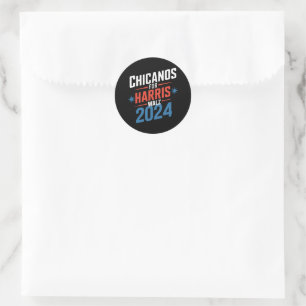 Adesivo Chicanos para Harris Walz 2024 Presidencial