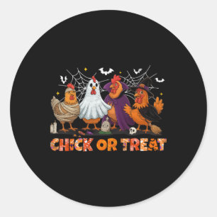 Adesivo Chick Or Treat Halloween Bruxa Boo Assustador Fran