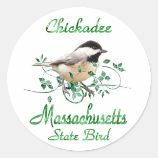Adesivo Chickadee Massachusetts State Bird