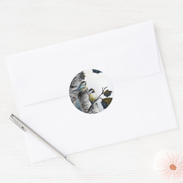 Adesivo "Chickadees" [Design 2] Pequeno  (Envelope)