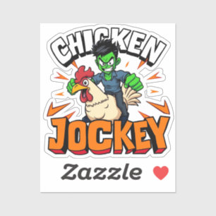 Adesivo Chicken Jockey