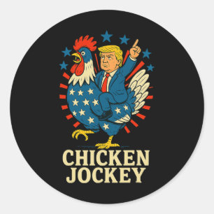 Adesivo Chicken Jockey Trump Engraçado Memória 2