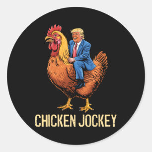 Adesivo Chicken Jockey Trump Engraçado Memória 5