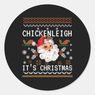 Adesivo Chickenleigh É Natal Engraçado Xmas 9