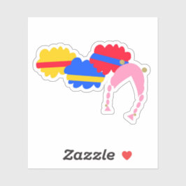 Adesivo Chicky, Cha-Cha, Boom, Lya-Lya