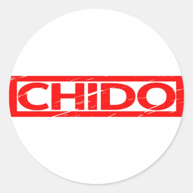 Adesivo Chido Stamp (Frente)