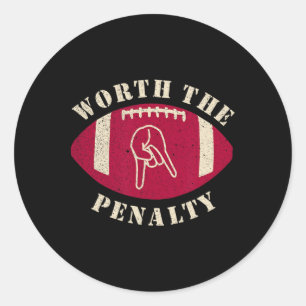 Adesivo Chifres Para Baixo Valem a Penalidade Oklahoma Tex