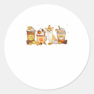 Adesivo Chihuahua Café Pumpkin Spice Dog Amantes Caem
