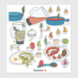 Adesivo Chilaquiles getting ready