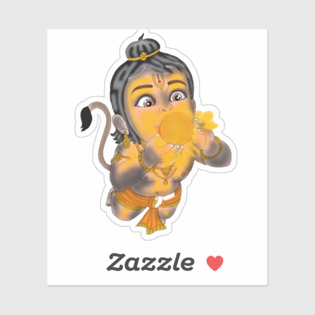 Adesivo Child Hanuman Stickers (Folha)
