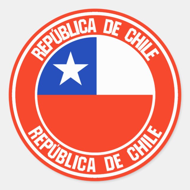 Adesivo Chile Round Emblem (Frente)