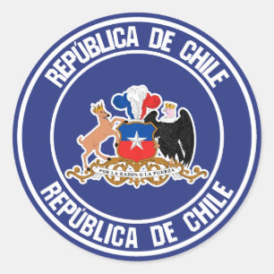 Adesivo Chile Round Emblem