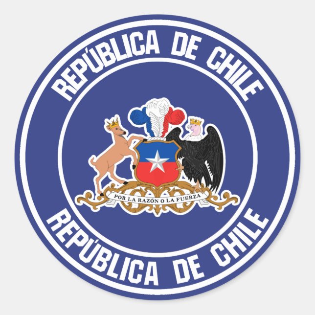 Adesivo Chile Round Emblem (Frente)