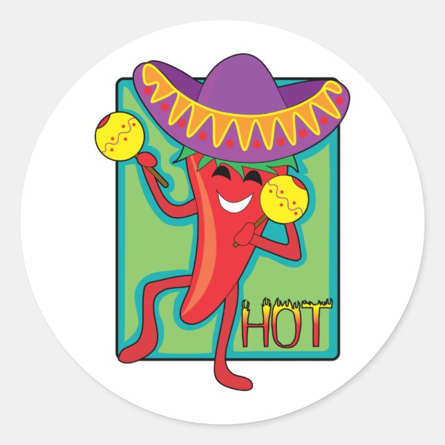 Adesivo Chili mexicano (Frente)