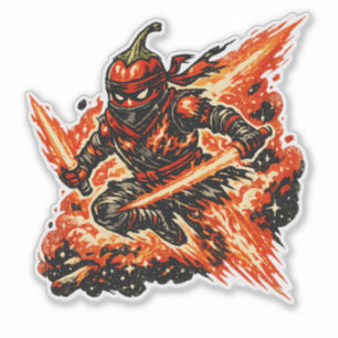 Adesivo Chili Nebula Fire Ninja — Guerreiro Espacial Vinta