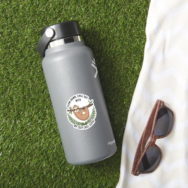 Adesivo Chill Sloth, USA Animal (HydroFlask Insitu)