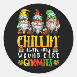 Adesivo Chillin Com Minha Enfermeira Enfermeira Gnomias Gn