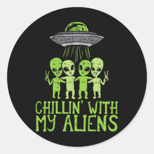 Adesivo Chillin Com Os Meus Aliens O Grupo Toddler Boys Ha