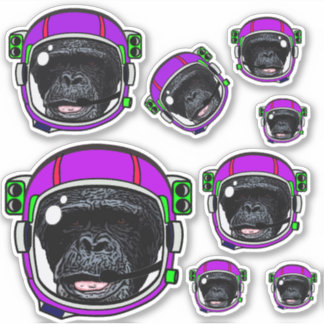 Adesivo Chimp espacial