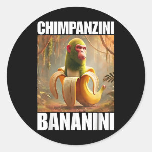 Adesivo Chimpanzini Bananini - Memória Brainrot Italiana