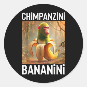 Adesivo Chimpanzini Bananini - Memória Brainrot Italiana