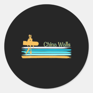Adesivo China Walls Oahu Havaí Caiaque Pranchas de Surf