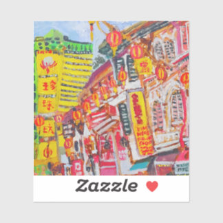 Adesivo Chinatown Singapura