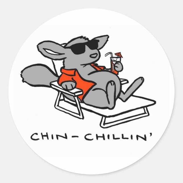 Adesivo Chinchilla Sticker (Frente)
