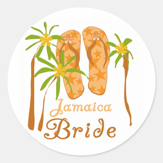 Adesivo Chinelos Jamaica Bride (Frente)