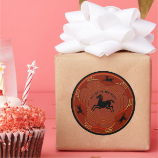 Adesivo Chinese New Year - Year of the Fire Horse