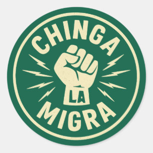 Adesivo Chinga La Migra - Anti Gelo