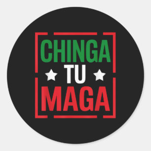 Adesivo Chinga Tu Engraçado Orgulho Mexicano do Tee Políti