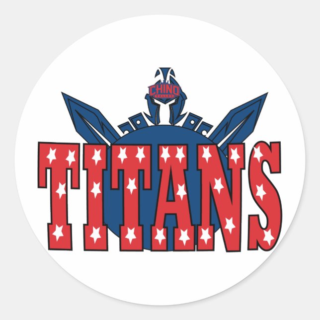 Adesivo Chino Valley Titans Clear Sticker (Frente)