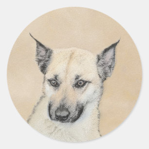 Adesivo Chinook (Pointed Ears) Painting - Original Dog Art