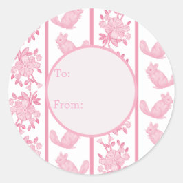 Adesivo Chintzy Chinchilla Gift Sticker (Rosa)
