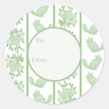 Chintzy Chinchilla Gift Sticker (Verde)