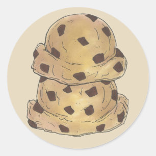 Adesivo Chip Chocolate Cookie Dough Bakery Chef