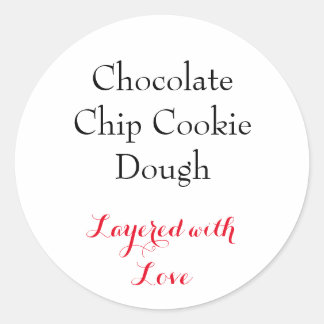 Adesivo Chip Cookie Dough label