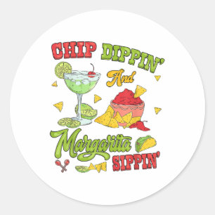 Adesivo Chip Dippin E Margarita Sippin Cinco De Mayo