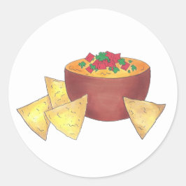 Adesivo Chips Chili Con Queso Blanco Nachos Cheese Dip