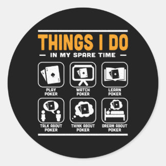 Adesivo Chips Poker Aces Espada Coisas Que Eu Faço Em Meu