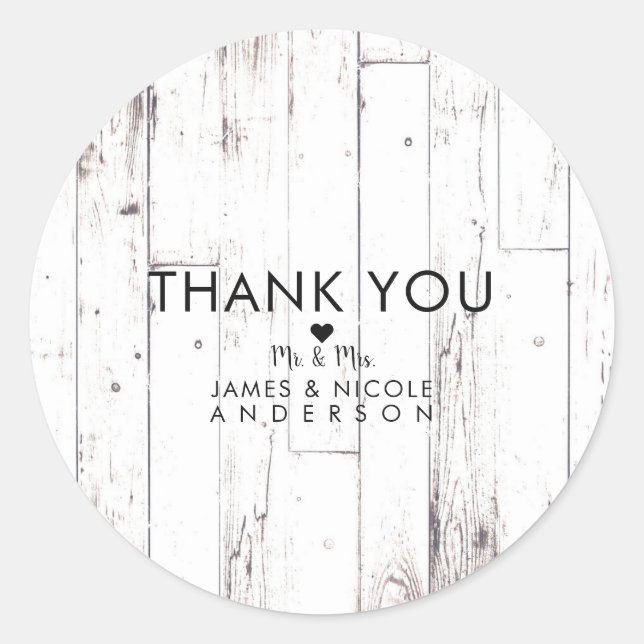 Adesivo Chique de madeira branca para o café da manhã (Frente)