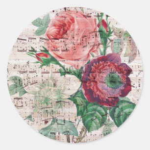 Adesivo Chique de Música Anemone