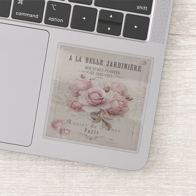 Adesivo chique,rústico,vintage,floral,colagem,país, (Detalhe)